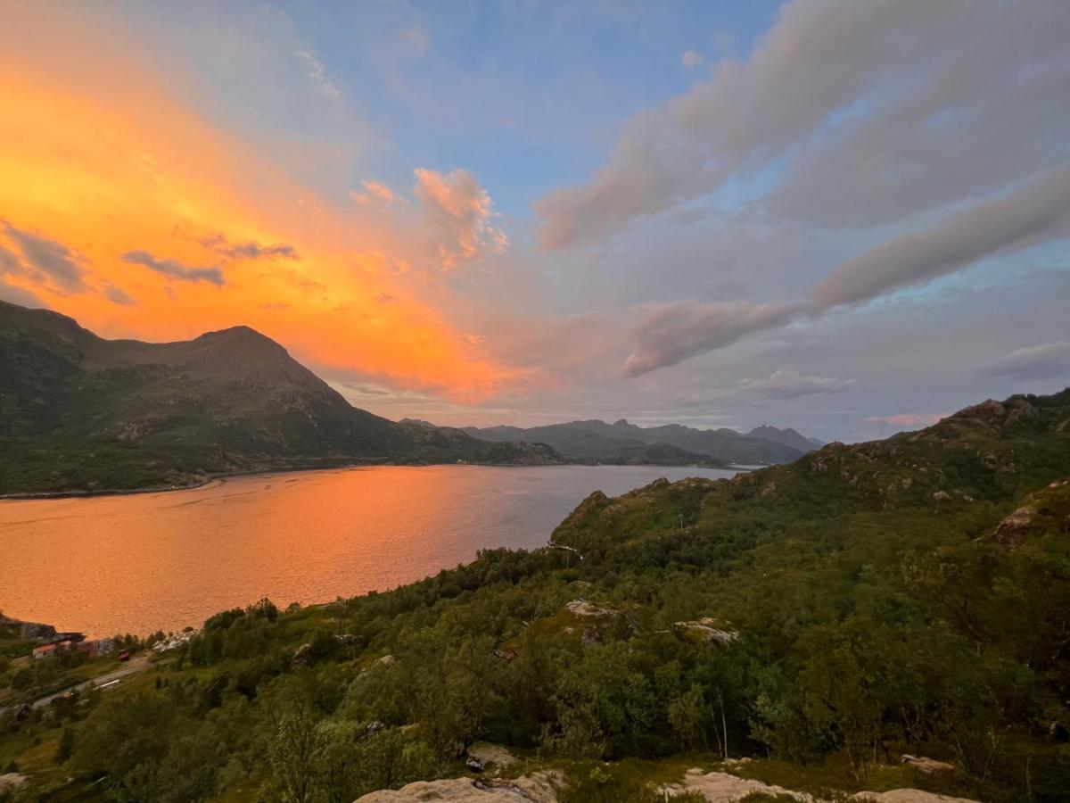 Lofoten Glampingdome Myrland 외부 사진