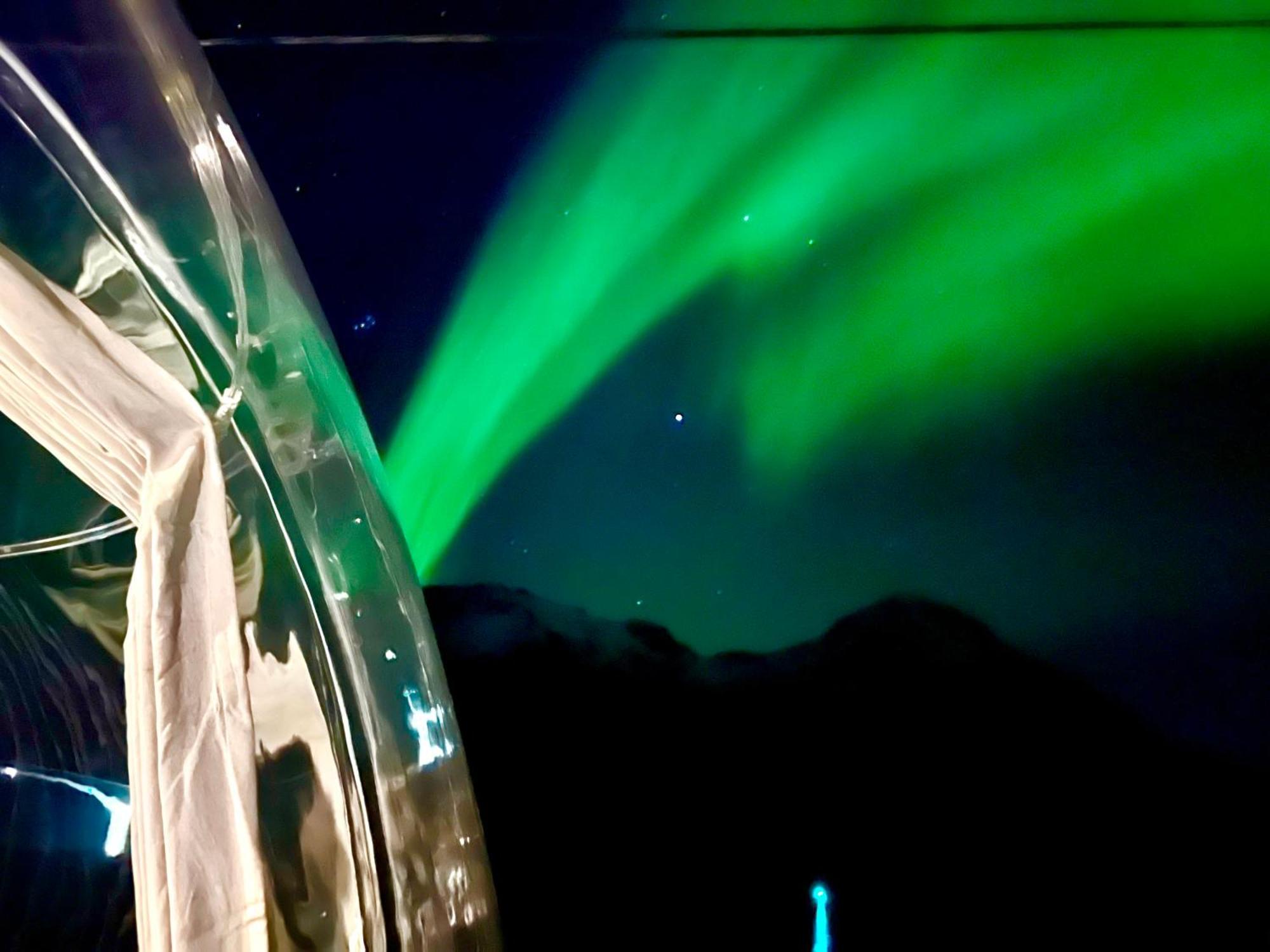 Lofoten Glampingdome Myrland 외부 사진
