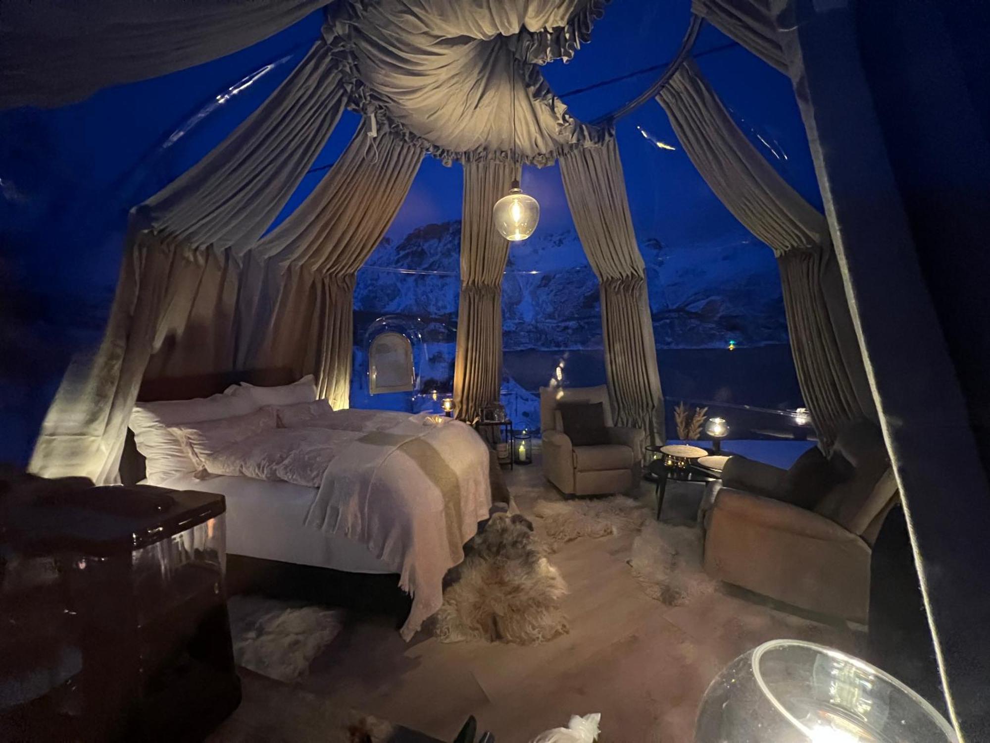Lofoten Glampingdome Myrland 외부 사진