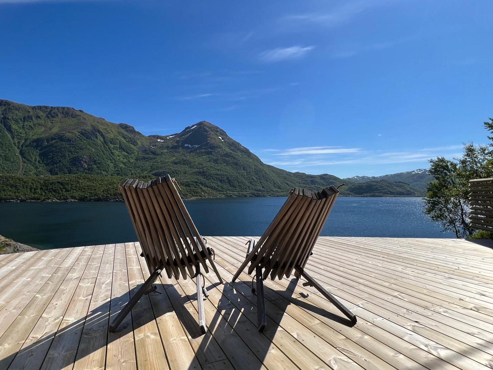 Lofoten Glampingdome Myrland 외부 사진