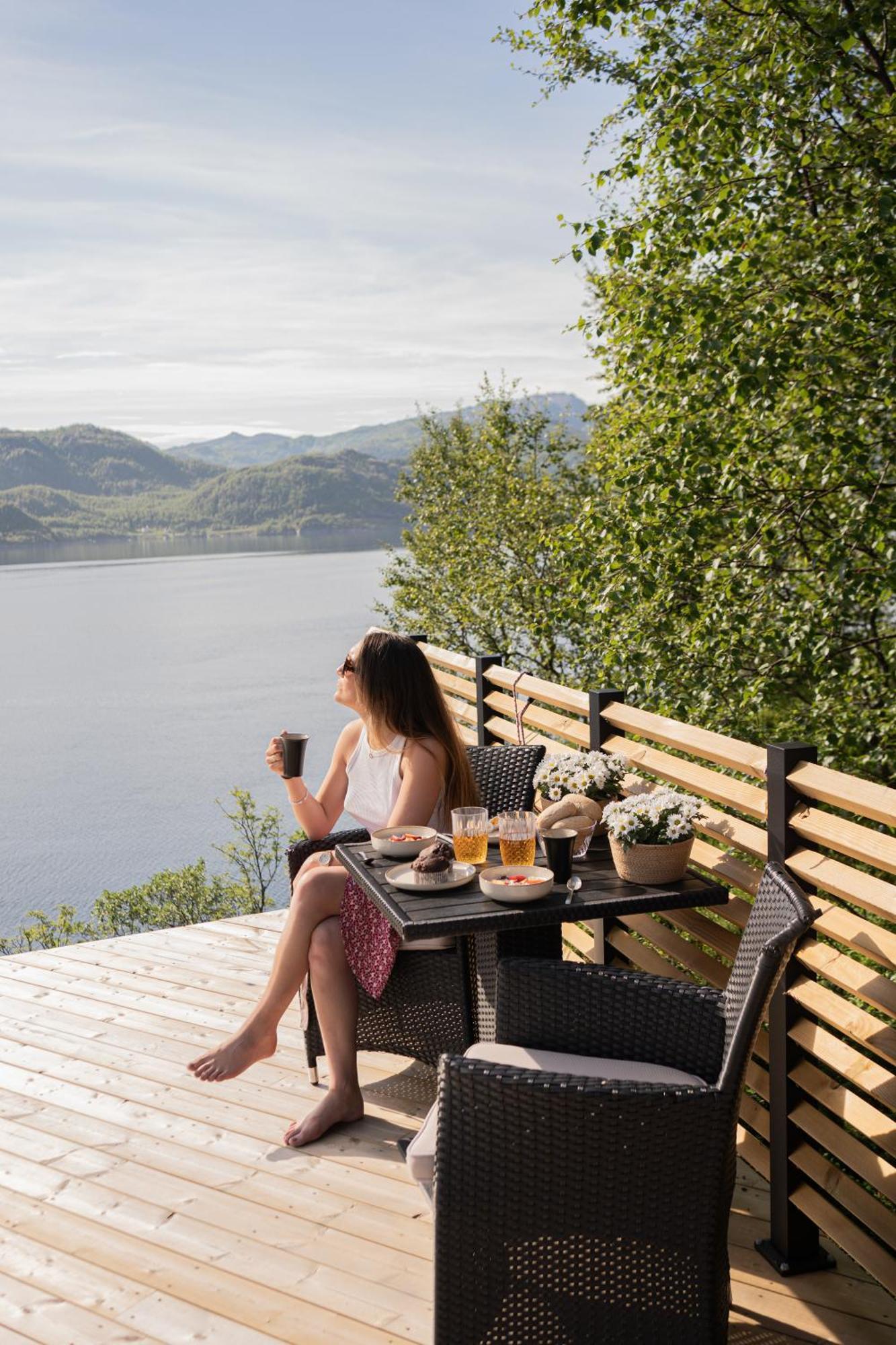 Lofoten Glampingdome Myrland 외부 사진